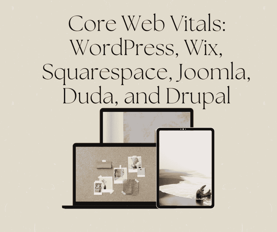 Core Web Vitals Report for Top Website Builders