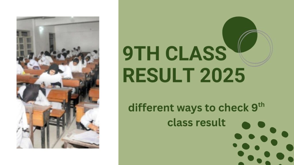 9th class result portal activation 2025, all Punjab boards